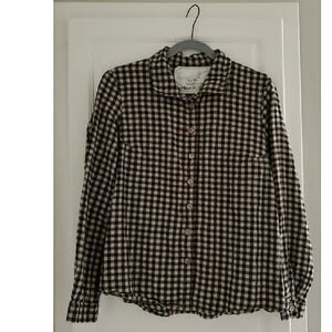 Not Perfect Linen Marle Shirt In Gingham